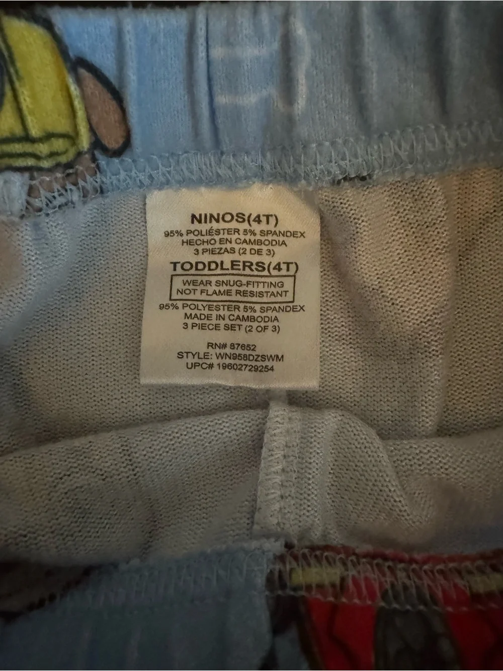 Nickelodeon Paw Patrol Light Blue Toddler Pajama Top
